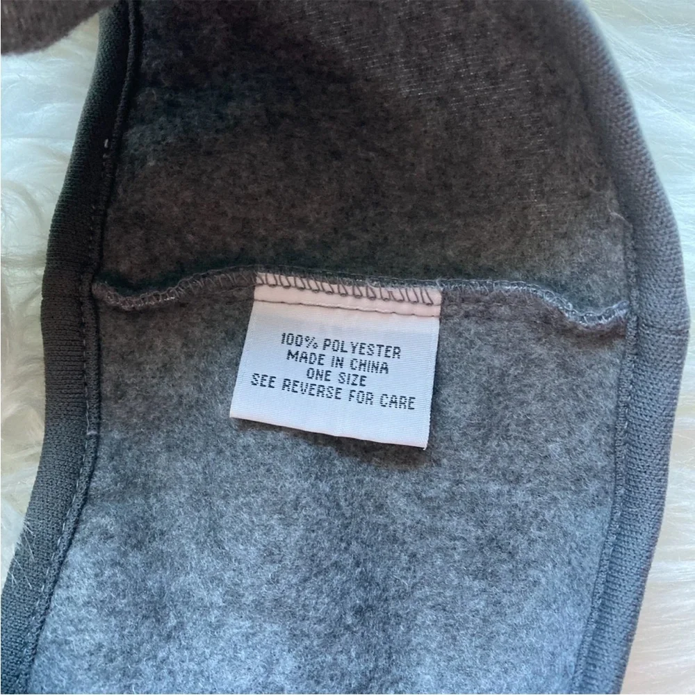 Elegant Women's Gray Gloves, Scarf and Headband Set of 3